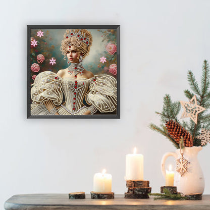 Lady Beauty - Special Shaped Drill Diamond Painting 30*30CM