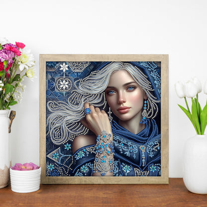 Lady Beauty - Special Shaped Drill Diamond Painting 30*30CM