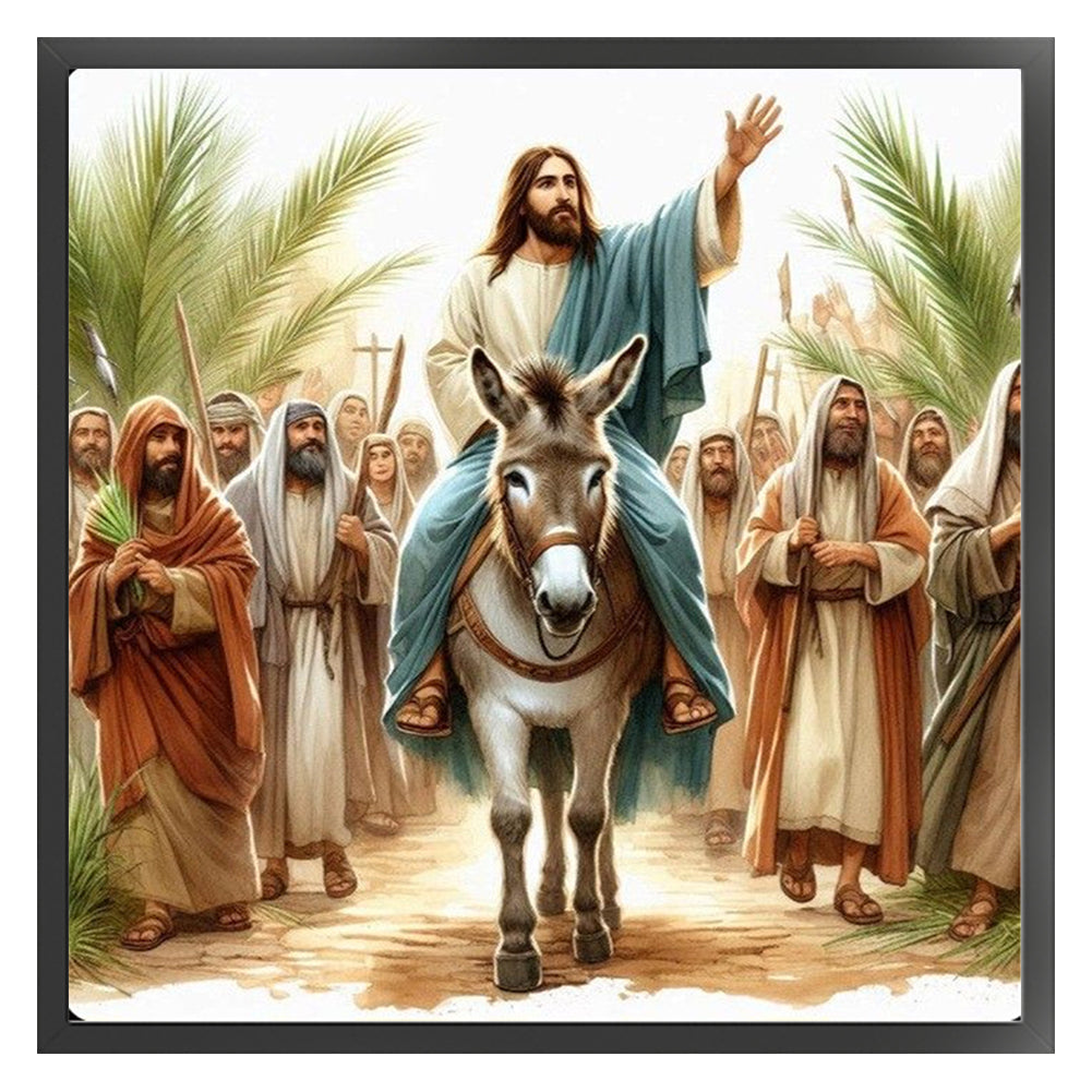 Jesus And His Disciples - 14CT Stamped Cross Stitch 40*40CM