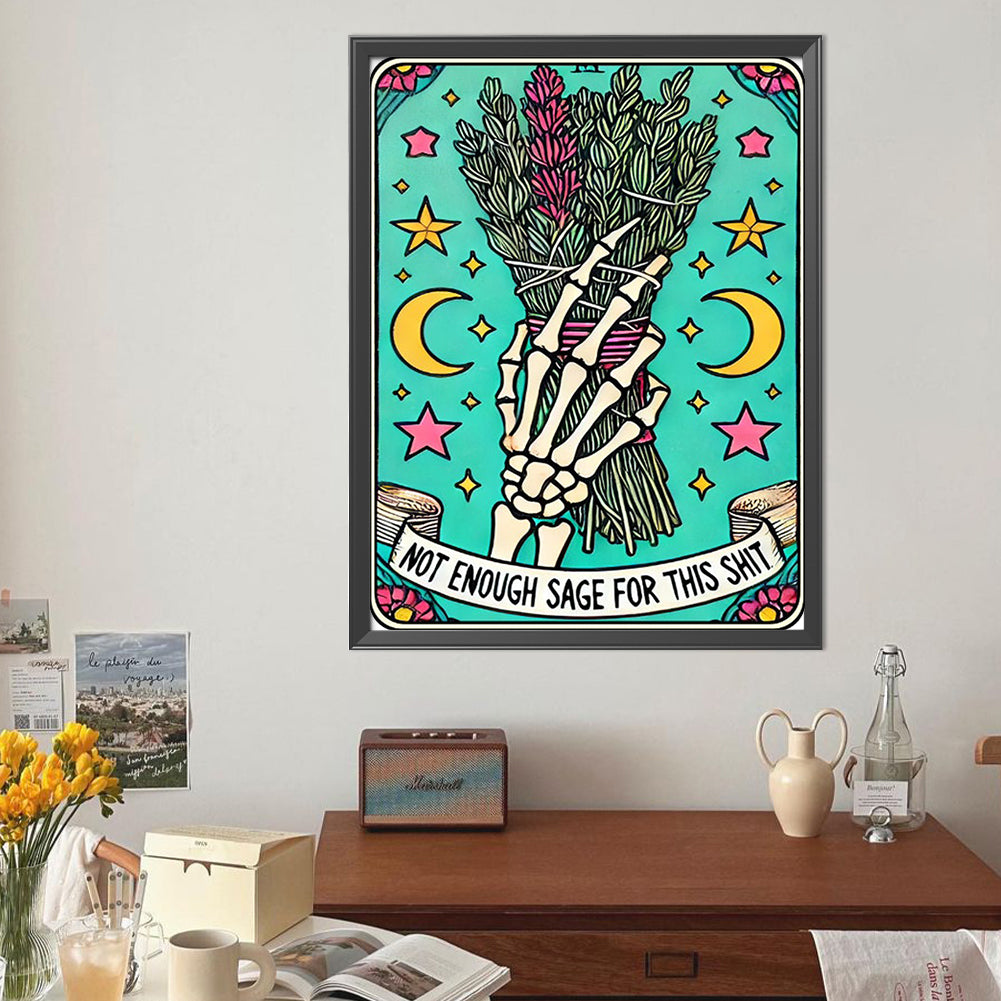 Skeleton Hand - Full Round Drill Diamond Painting 40*50CM