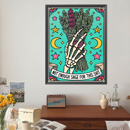 Skeleton Hand - Full Round Drill Diamond Painting 40*50CM