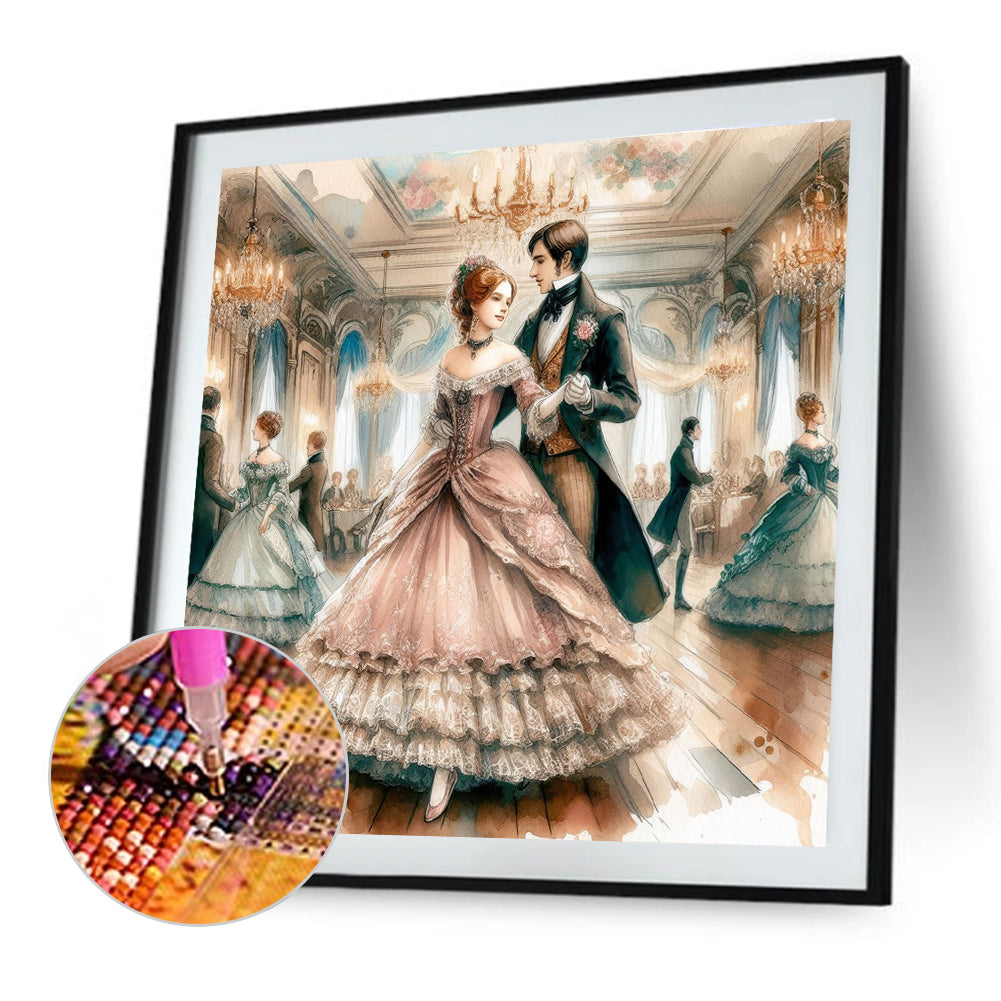 Victorian Beauty - Full Round Drill Diamond Painting 40*40CM