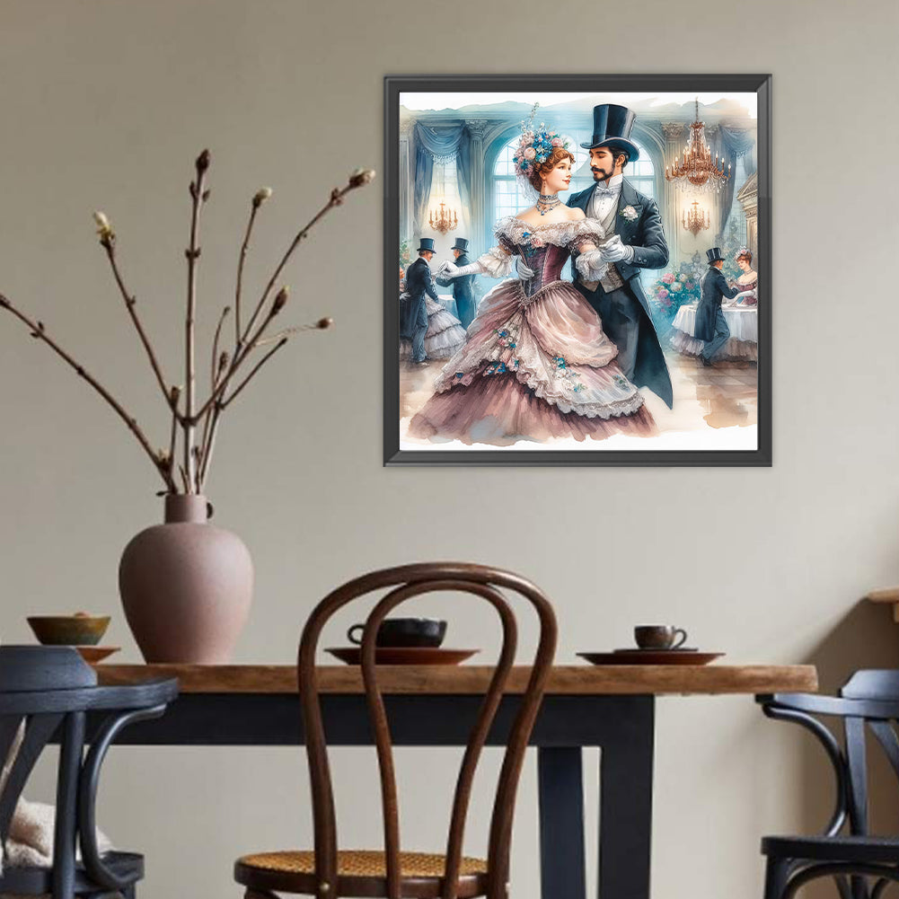 Victorian Beauty - Full Round Drill Diamond Painting 40*40CM