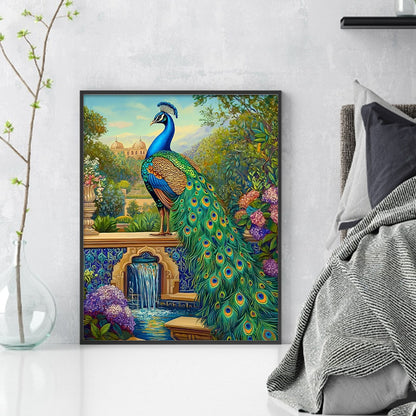Peacock - 11CT Stamped Cross Stitch 40*50CM