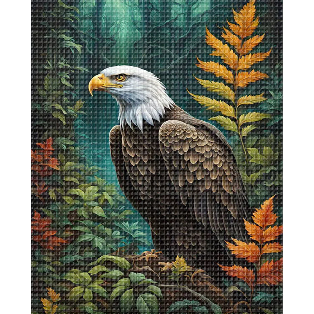 Eagle - 11CT Stamped Cross Stitch 40*50CM