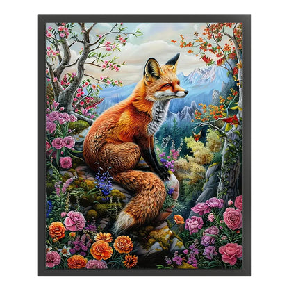 Fox - 11CT Stamped Cross Stitch 40*50CM