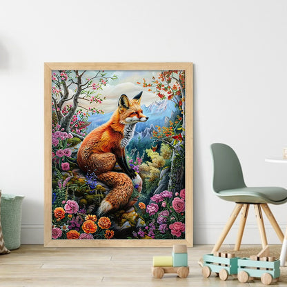Fox - 11CT Stamped Cross Stitch 40*50CM
