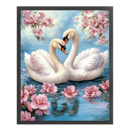 Swan - 11CT Stamped Cross Stitch 40*50CM