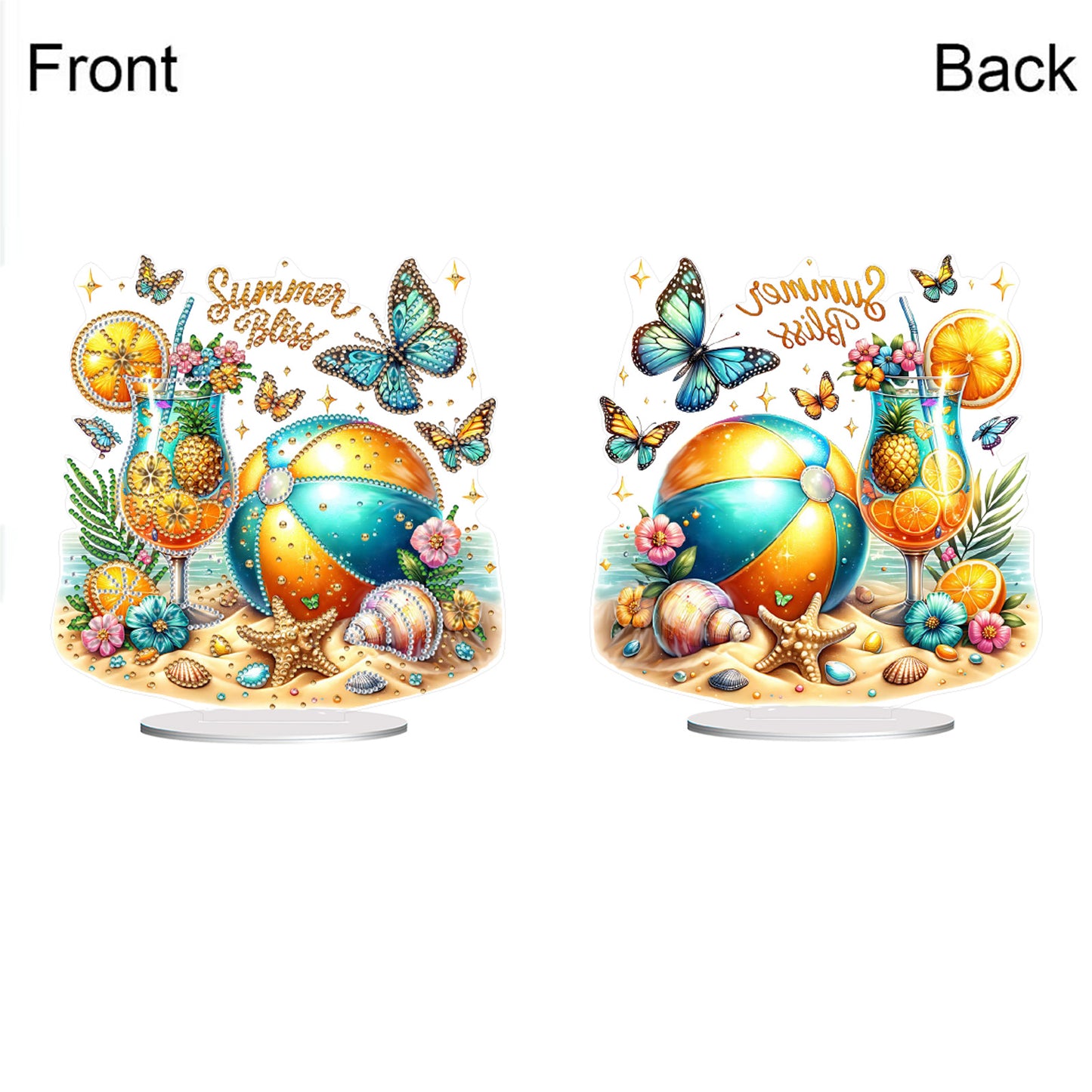 Acrylic Special Shape Animal Diamond Painting Desktop Decors Bedroom Table Decor
