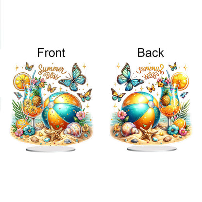 Acrylic Special Shape Animal Diamond Painting Desktop Decors Bedroom Table Decor