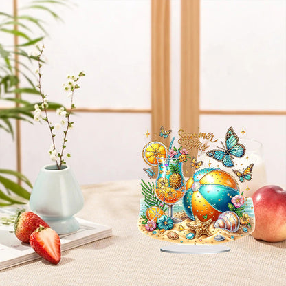 Acrylic Special Shape Animal Diamond Painting Desktop Decors Bedroom Table Decor