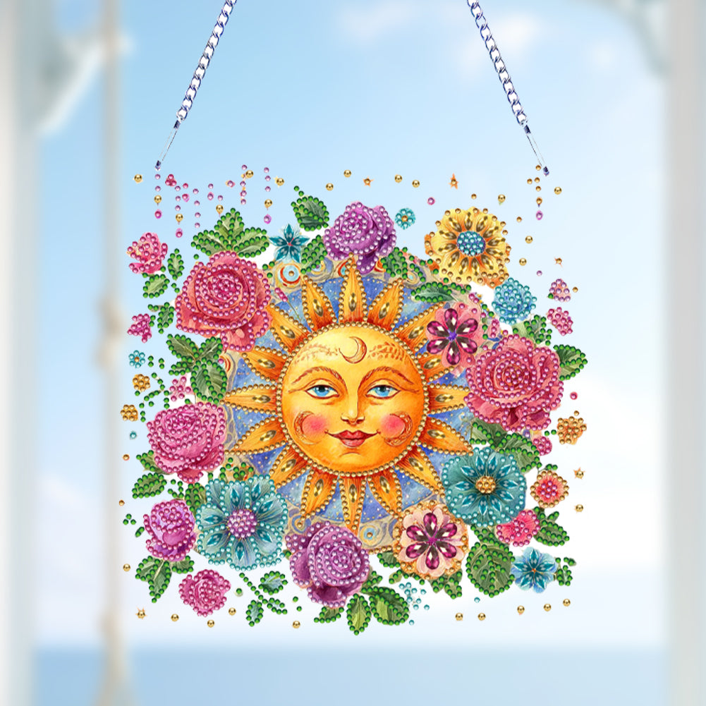 Acrylic Special Shape Animals Diamond Painting Ornaments for Garden Window Decor