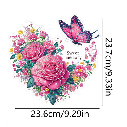 Acrylic Special Shape Animals Diamond Painting Ornaments for Garden Window Decor