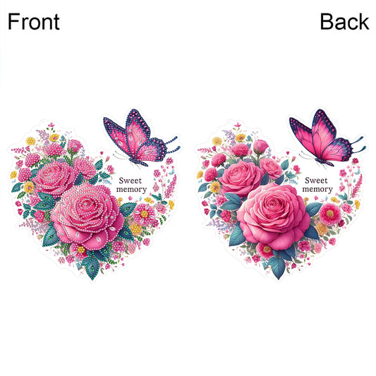 Acrylic Special Shape Animals Diamond Painting Ornaments for Garden Window Decor