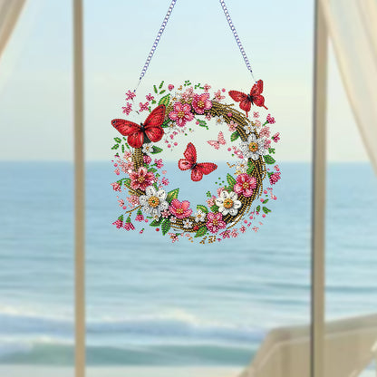 Acrylic Special Shape Animals Diamond Painting Ornaments for Garden Window Decor