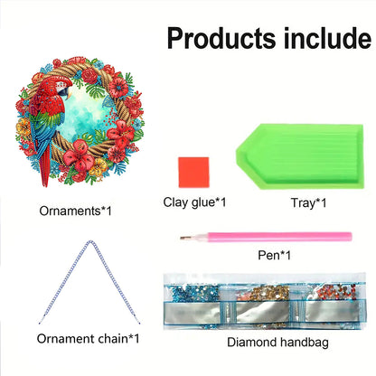 Acrylic Special Shape Animals Diamond Painting Ornaments for Garden Window Decor