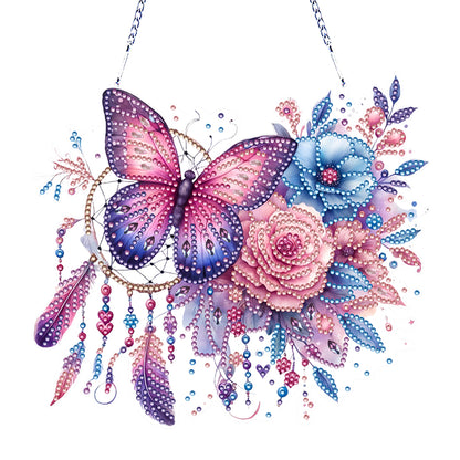 Acrylic Special Shape Animals Diamond Painting Ornaments for Garden Window Decor