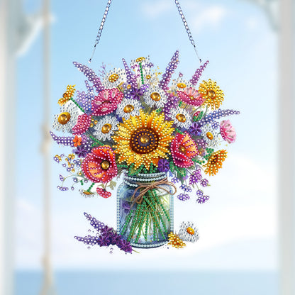 Acrylic Special Shape Animals Diamond Painting Ornaments for Garden Window Decor