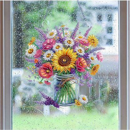 Acrylic Special Shape Animals Diamond Painting Ornaments for Garden Window Decor