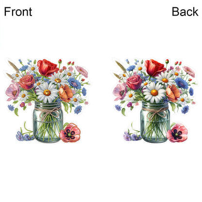 Acrylic Special Shape Animals Diamond Painting Ornaments for Garden Window Decor