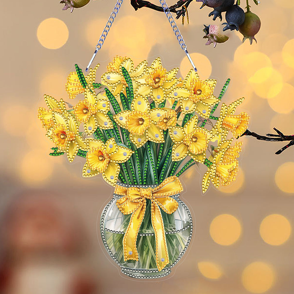 Acrylic Special Shape Animals Diamond Painting Ornaments for Garden Window Decor