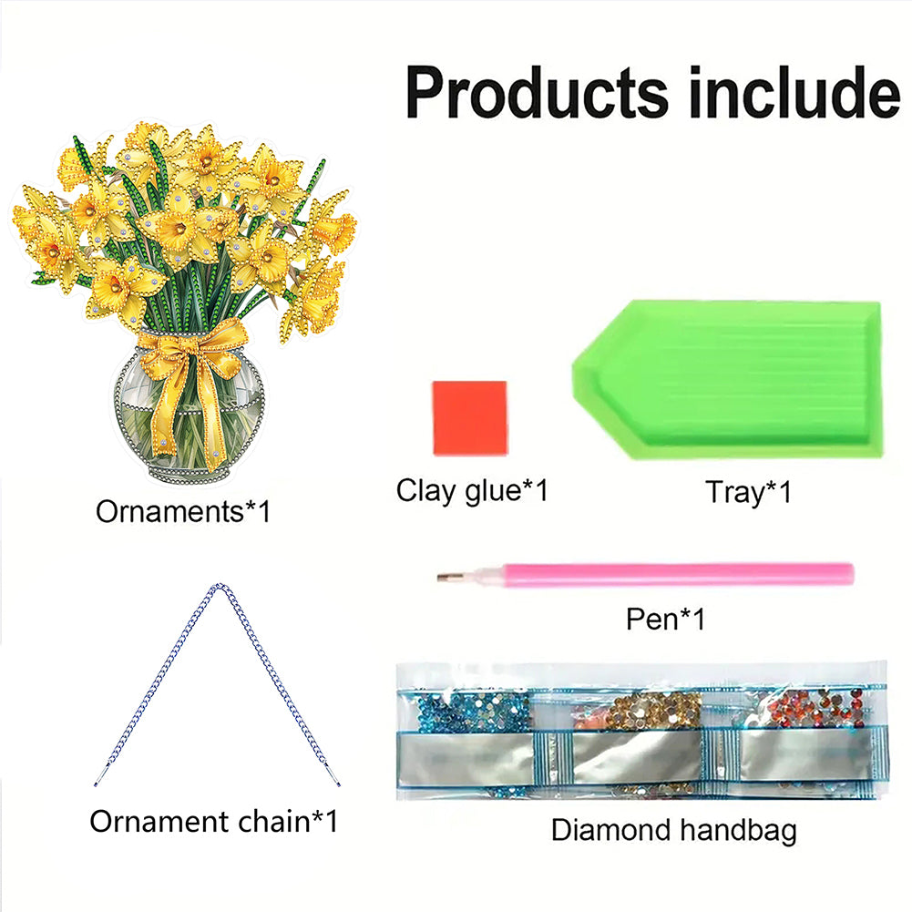 Acrylic Special Shape Animals Diamond Painting Ornaments for Garden Window Decor