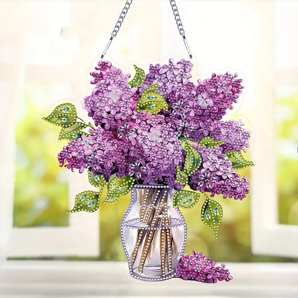 Acrylic Special Shape Animals Diamond Painting Ornaments for Garden Window Decor