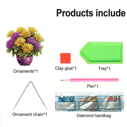 Acrylic Special Shape Animals Diamond Painting Ornaments for Garden Window Decor