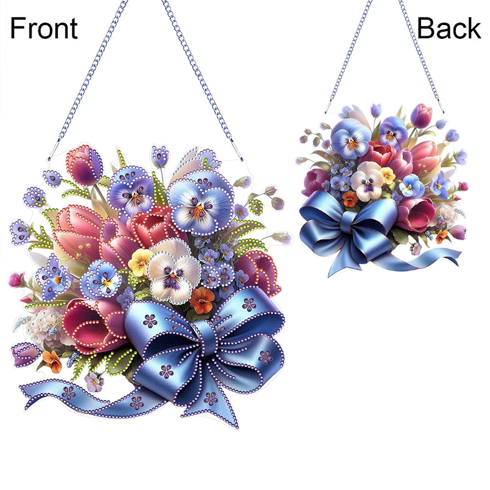 Acrylic Special Shape Animals Diamond Painting Ornaments for Garden Window Decor