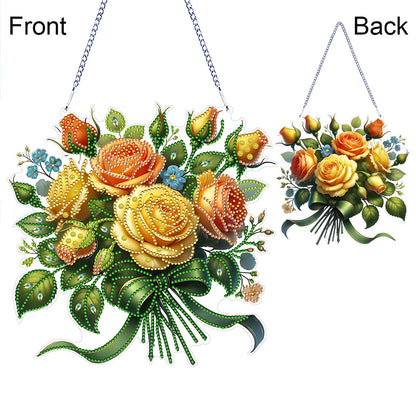 Acrylic Special Shape Animals Diamond Painting Ornaments for Garden Window Decor