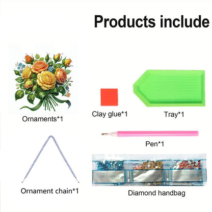 Acrylic Special Shape Animals Diamond Painting Ornaments for Garden Window Decor