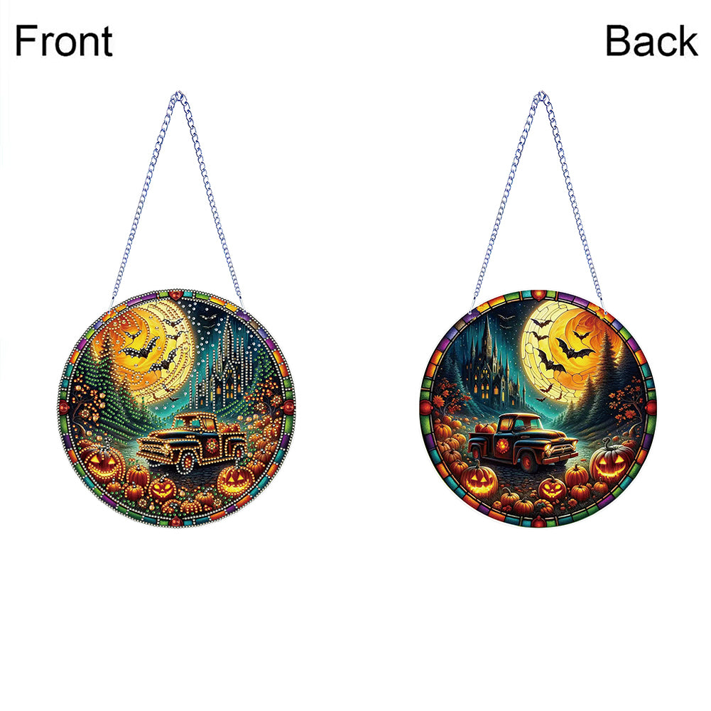 Acrylic Special Shape Animals Diamond Painting Ornaments for Garden Window Decor