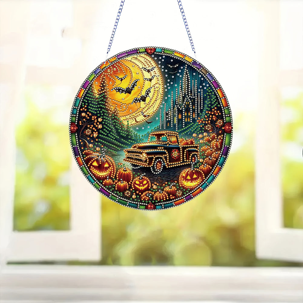 Acrylic Special Shape Animals Diamond Painting Ornaments for Garden Window Decor