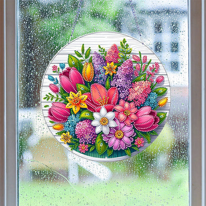 Acrylic Special Shape Animals Diamond Painting Ornaments for Garden Window Decor