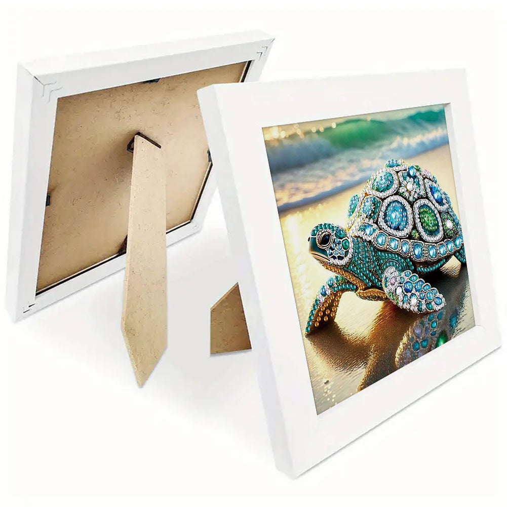 Sea Turtle - Special Shaped Drill Diamond Painting 15*15CM