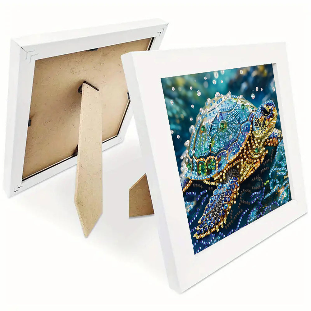 Sea Turtle - Special Shaped Drill Diamond Painting 15*15CM