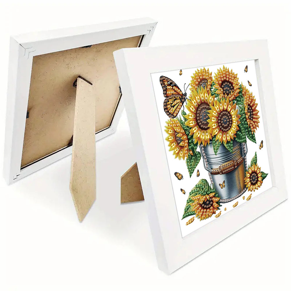 Butterfly Bouquet - Special Shaped Drill Diamond Painting 15*15CM