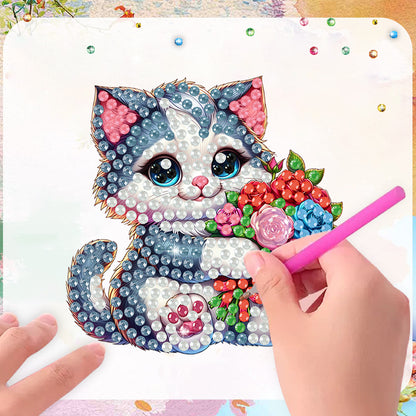 6Pcs Diamond Painting Refrigerator Magnets Diamond Art Kits for Adults Beginners