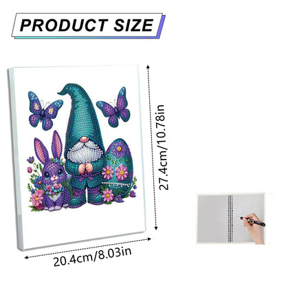 Snowman Special Shaped Diamond Painting Diary Book A5 Diamond Painting Notebooks