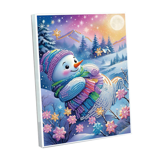 Snowman Special Shaped Diamond Painting Diary Book A5 Diamond Painting Notebooks