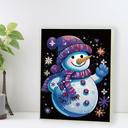Snowman Special Shaped Diamond Painting Diary Book A5 Diamond Painting Notebooks