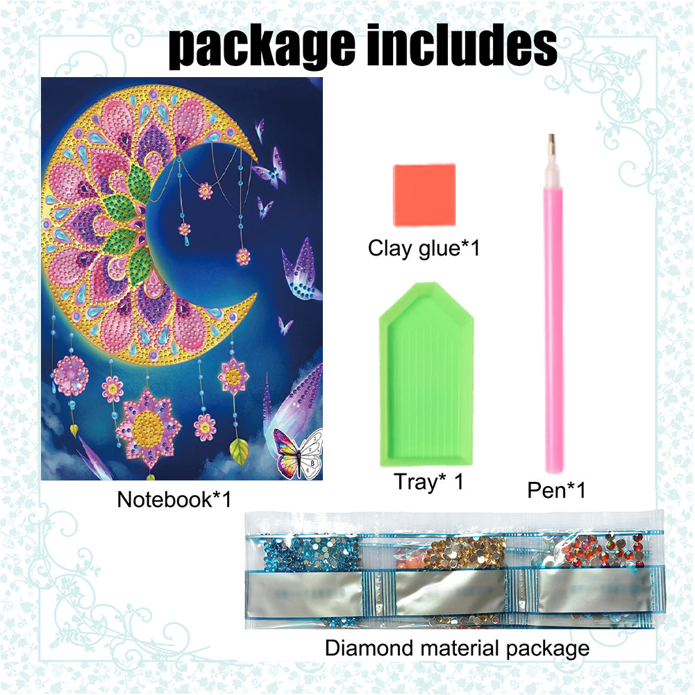 Snowman Special Shaped Diamond Painting Diary Book A5 Diamond Painting Notebooks