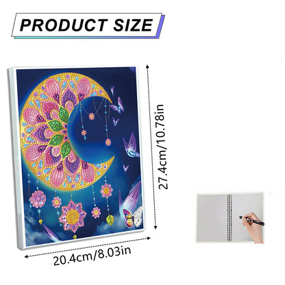 Snowman Special Shaped Diamond Painting Diary Book A5 Diamond Painting Notebooks