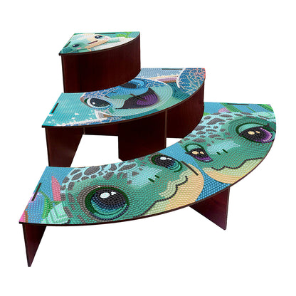 Wood Flowers Diamond Painting Organizer Rack Diamond Display Rack for Art Crafts