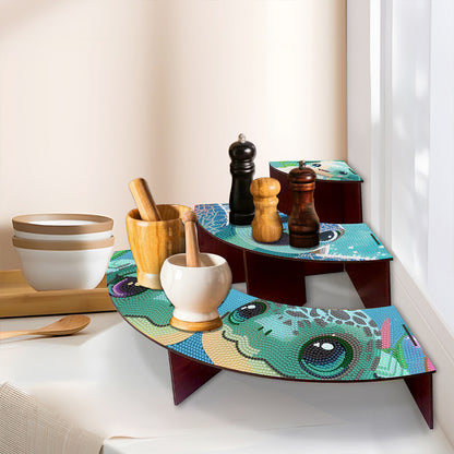 Wood Flowers Diamond Painting Organizer Rack Diamond Display Rack for Art Crafts