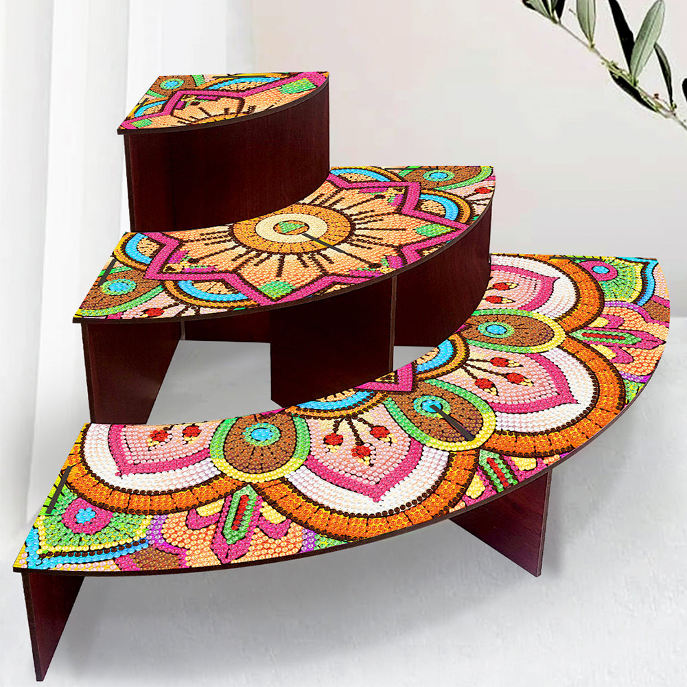 Wood Flowers Diamond Painting Organizer Rack Diamond Display Rack for Art Crafts