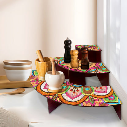 Wood Flowers Diamond Painting Organizer Rack Diamond Display Rack for Art Crafts