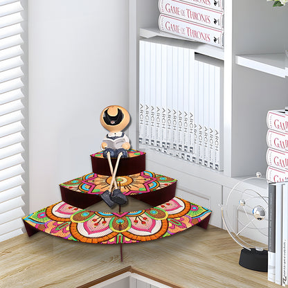 Wood Flowers Diamond Painting Organizer Rack Diamond Display Rack for Art Crafts