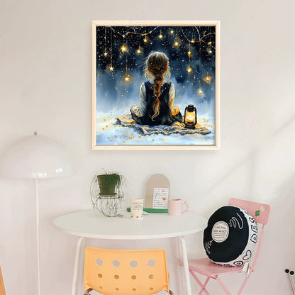 Girls - 14CT Stamped Cross Stitch 50*50CM