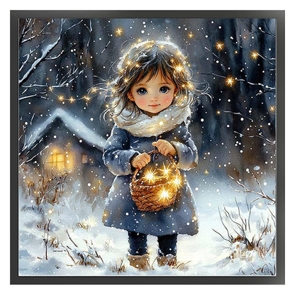 Girls - 14CT Stamped Cross Stitch 50*50CM